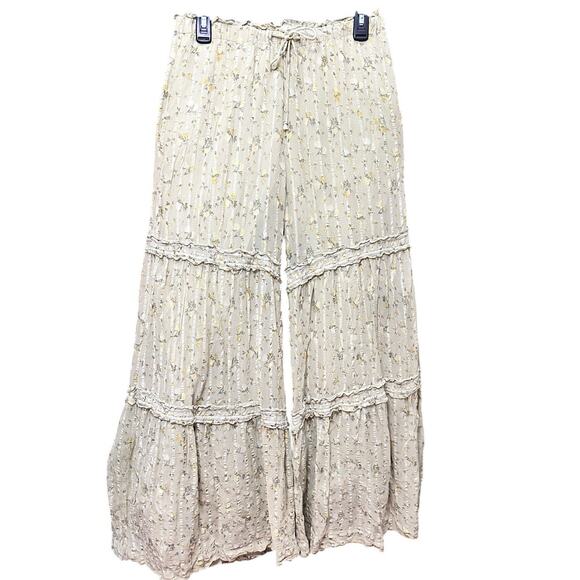 Free People Emmaline Tiered Pull On Pants Size Small - Picture 3 of 12